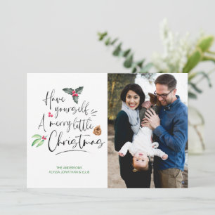 Ayez Vous-Même Joyeux Carte Photo De Noël
