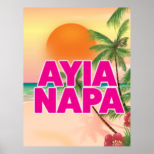 Ayia Napa Holiday Poster