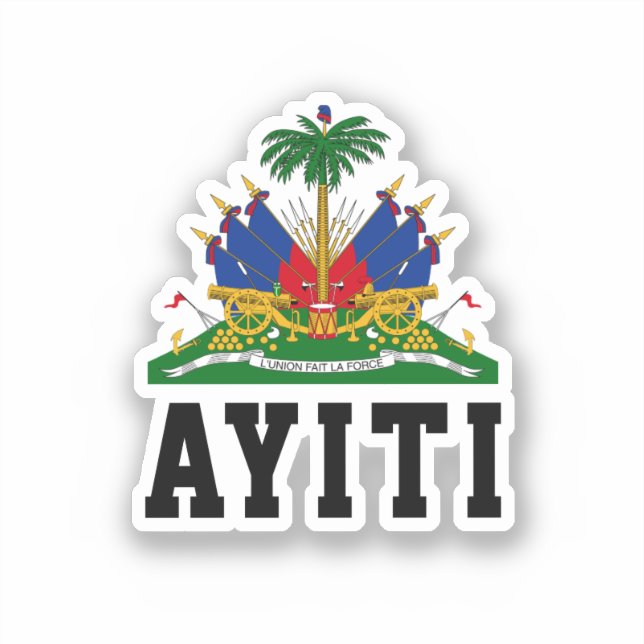 Ayiti Aufkleber (Vorderseite)