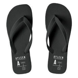 Ayleen Personalisiert Name Birthday Gift Flip Flops