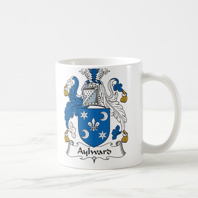 Aylward Familienwappen Kaffeetasse (Rechts)