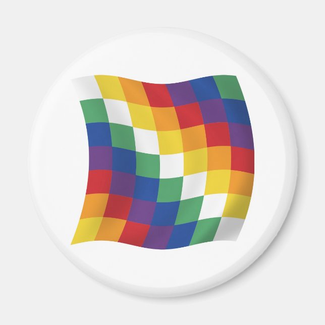 Aymara Flag Magnet (Vorne)