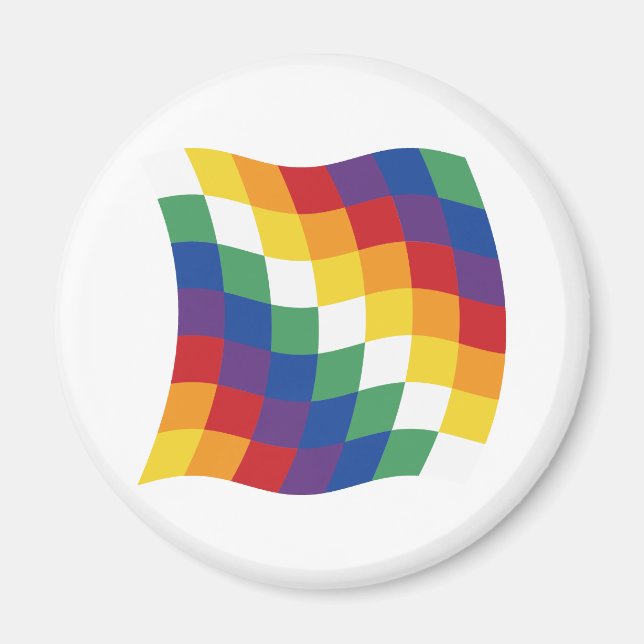 Aymara Flag Magnet (Vorne)