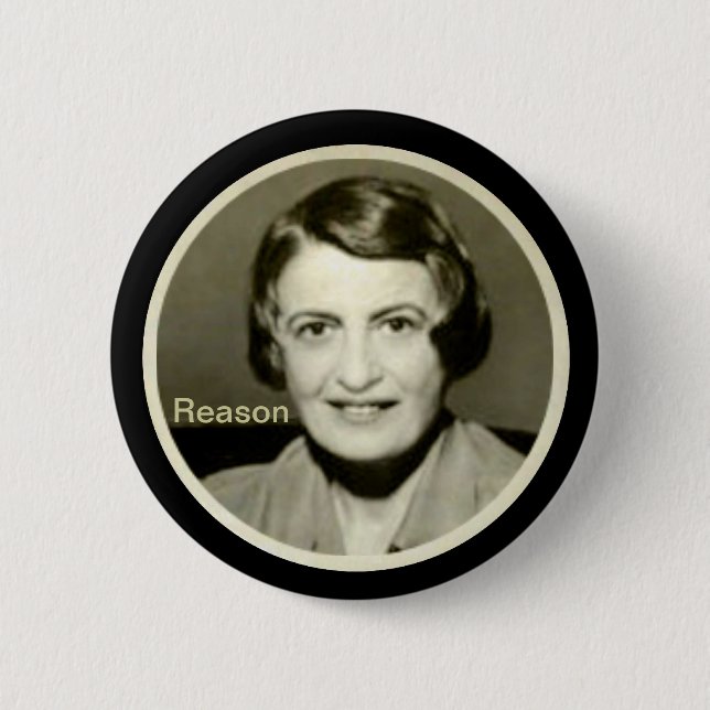 Ayn Rand Button (Vorderseite)
