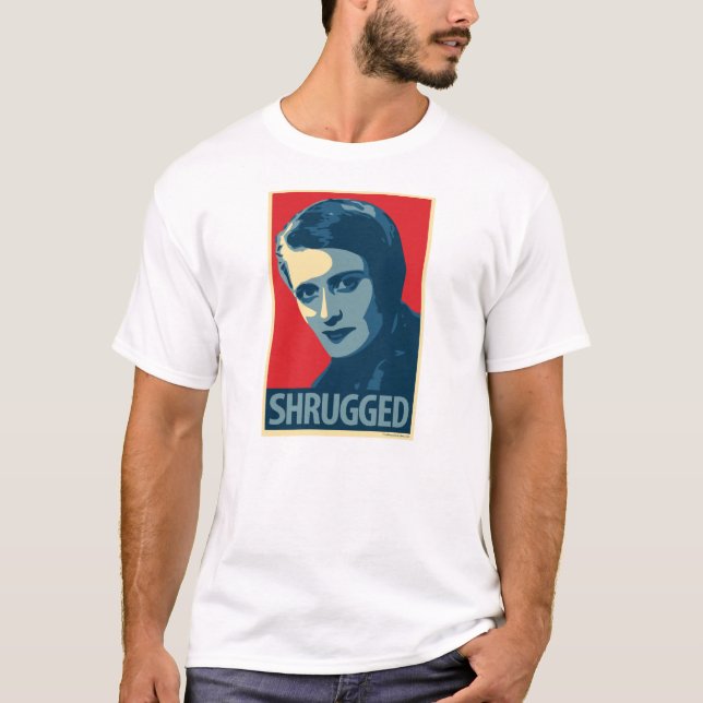 Ayn Rand - gesticulé : T-shirt d'OHP (Devant)