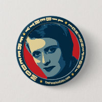 Ayn Rand - gezuckt: OHP Knopf