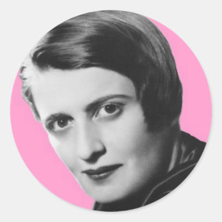 Ayn-Rand Runder Aufkleber