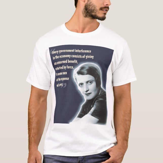 Ayn Rand T-Shirt (Vorderseite)