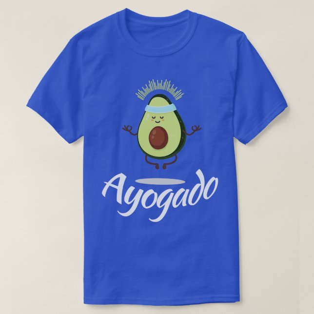 Ayogado Yoga Avocado (3) T-Shirt (Design vorne)