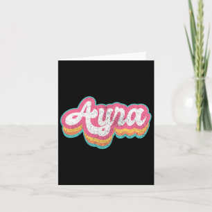 Ayra Vorname Girl Vintag 70er 80er Personalisiert Karte