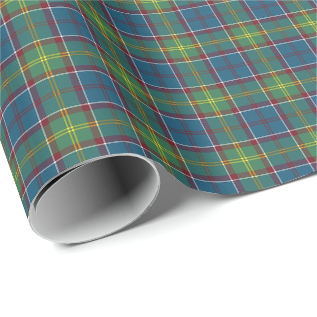 Ayrshire Scotland District Tartan Gift Wrap Geschenkpapier (Rolleneckpunkt)