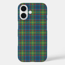 Ayrshire Scotland Tartan Blue und Green Kariert