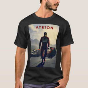Ayrton Senna Maclaren MP4 68 Legends T-Shirt