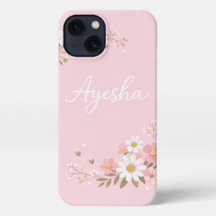 Aysha Name Rosa Handyhülle   Individuelles Muslim  iPhone Hülle