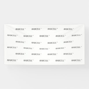 Ayucell 4x8 Step und Repeat Banner - weiß