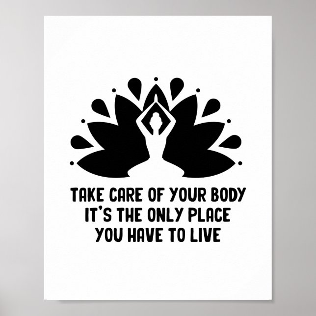 Ayurveda-Massage | Meditation Ayurveda indisches G Poster (Vorne)