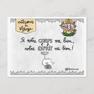 "Ayurveda" Postkarte