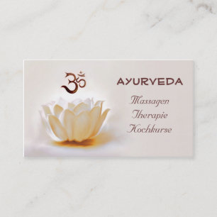 Ayurveda Visitenkarte