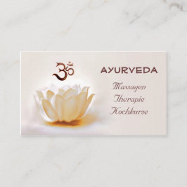 Ayurveda Visitenkarte