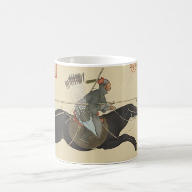 Ayusi Sweeping Bandits mit Lance Fine Art Kaffeetasse (Mittel)