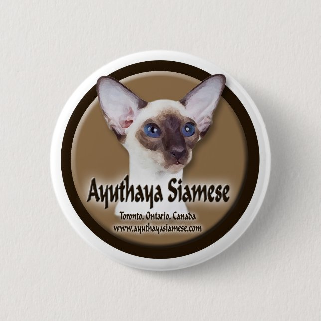 Ayuthaya Käfig-Zeichen Button (Vorderseite)