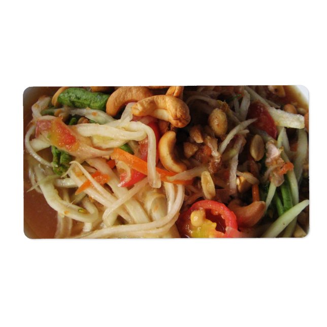 Ayutthaya Spicy Papaya Salad [Som Tam] mit Cashew (Vorne)