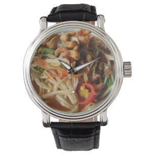 Ayutthaya Spicy Papaya Salad [Som Tam] mit Cashew Armbanduhr
