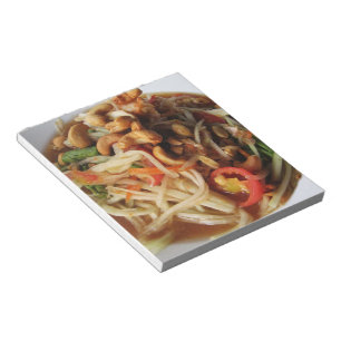 Ayutthaya Spicy Papaya Salad [Som Tam] mit Cashew Notizblock
