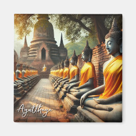 Ayutthaya Thailand Buddha Statuen Magnet