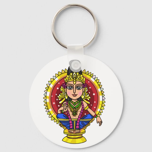 Ayyappan Schlüsselanhänger (Vorderseite)