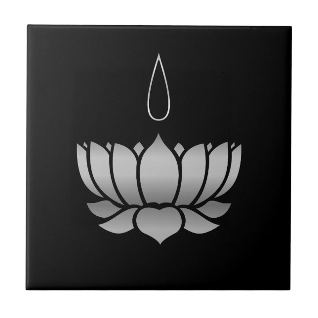 Ayyavazhi Religion-Lotus, das namam trägt Fliese (Vorderseite)