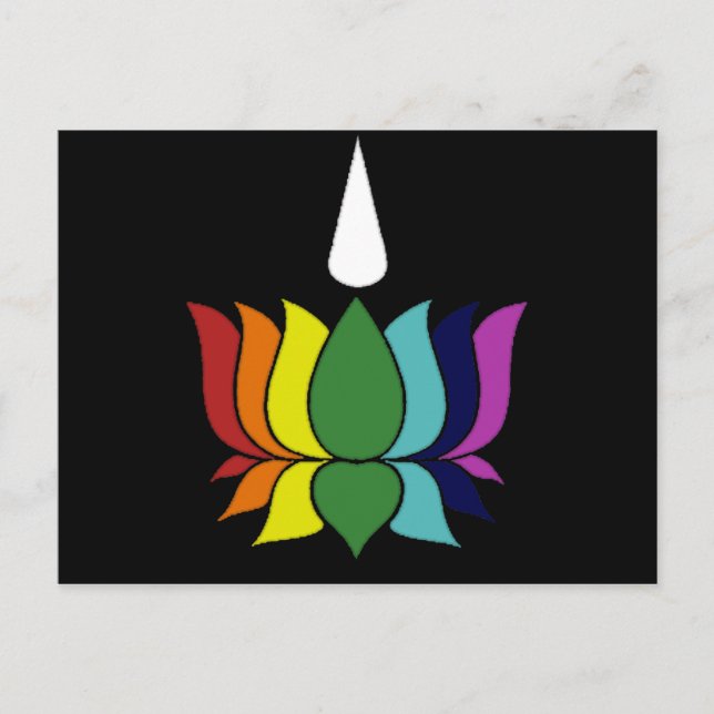 Ayyavazshi Lotus Postkarte (Vorderseite)