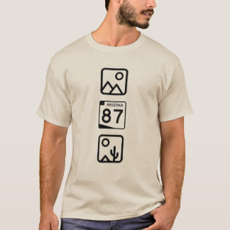 AZ-87 de désert au T-shirt de montagnes