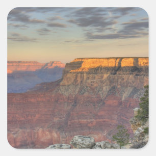 AZ, Arizona, Grand Canyon National Park, Süden Quadratischer Aufkleber