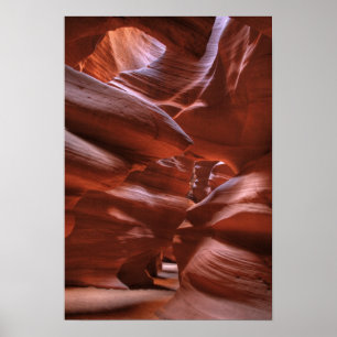 AZ, Arizona, Page, Upper Antelope Canyon Poster