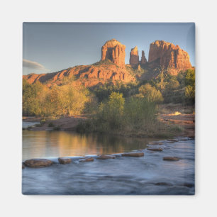 AZ, Arizona, Sedona, Bergmond-Erholung 3 Magnet