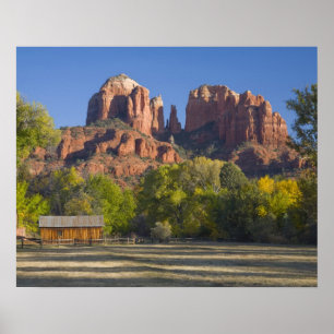 AZ, Arizona, Sedona, Crescent Moon Recreation 2 Poster