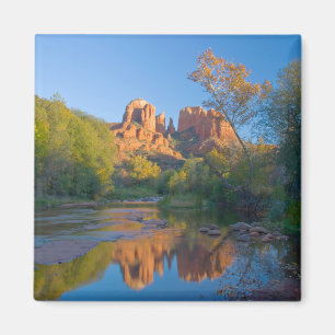 AZ, Arizona, Sedona, Crescent Moon Recreation Magnet