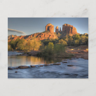 AZ, Arizona, Sedona, Mondmond-Halbmond-Erholung 3 Postkarte