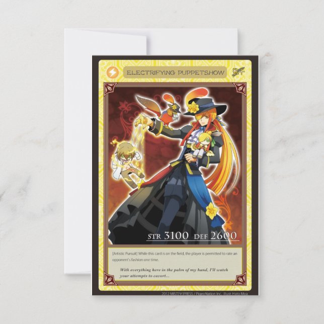 AZ card - Electrifying Puppetshow (Vorderseite)