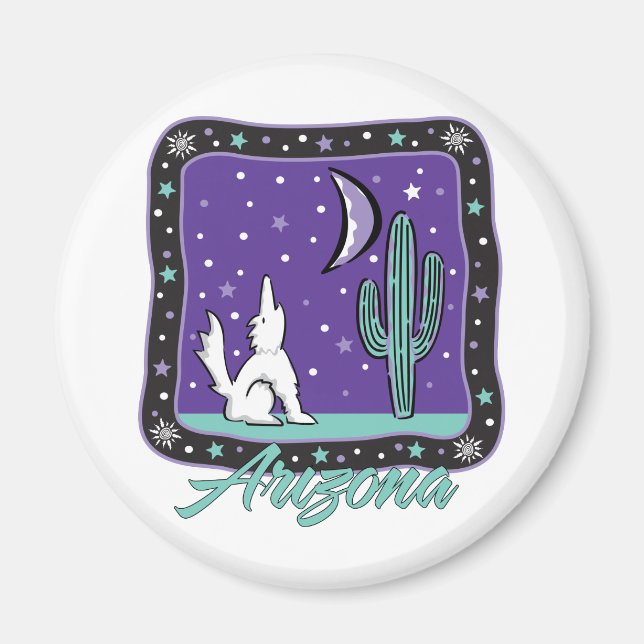 AZ-Coyote Magnet (Vorne)