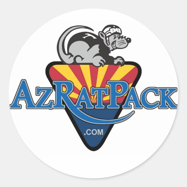 AZ RAT Pack Runder Aufkleber (Vorderseite)