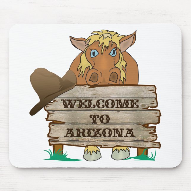 AZ - Willkommen beim Pferd von Arizona Mousepad (Vorne)