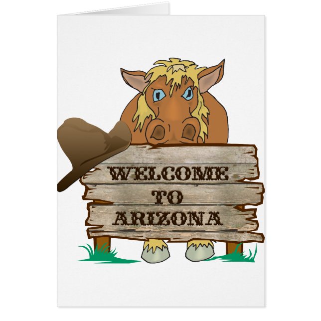 AZ-, Willkommen zu Arizona-Pferd (Vorne)