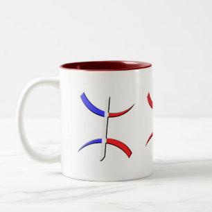 aza berbe zweifarbige tasse