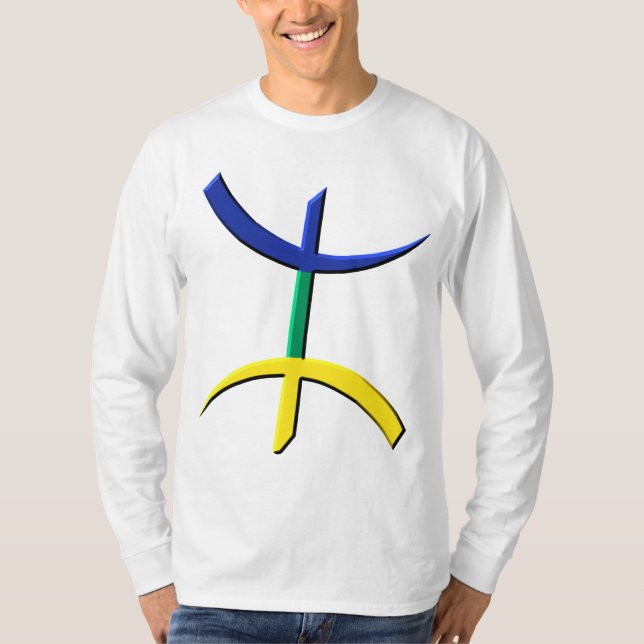 aza tricolore Kabyle T-Shirt (Vorderseite)