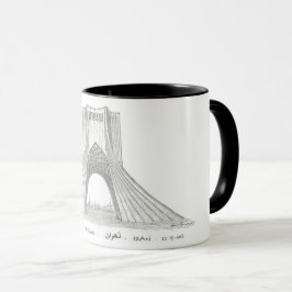 Azadi Tower, Teheran, Iran Tasse