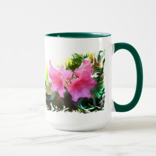 Azalea Blume Tasse