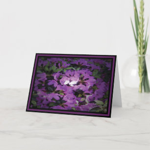 ‚Azalea‘ - Dunkle Lila Grenze GC Karte