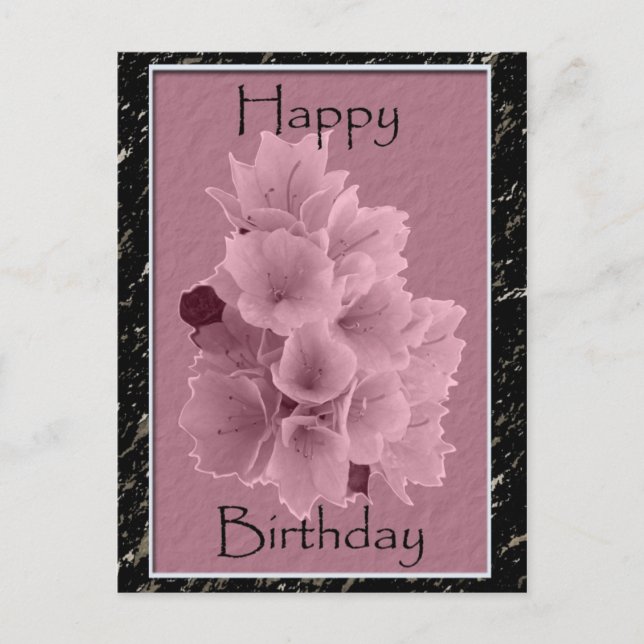 Azalea Geburtstagskarten Postkarte (Vorderseite)